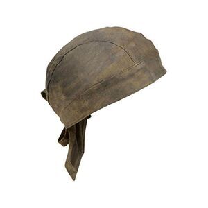 Milwaukee Leather MP7990 Unisex Distressed Brown Motorcycle Leather Cap - One S